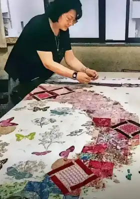 Momoe Yamaguchi’s Patchwork Artwork Selected for a Prestigious Art Exhibition